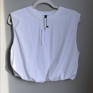 Dynamite White Muscle Tee